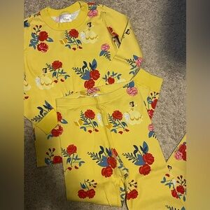 Hanna Andersson Disney Princess Belle Long John PJs